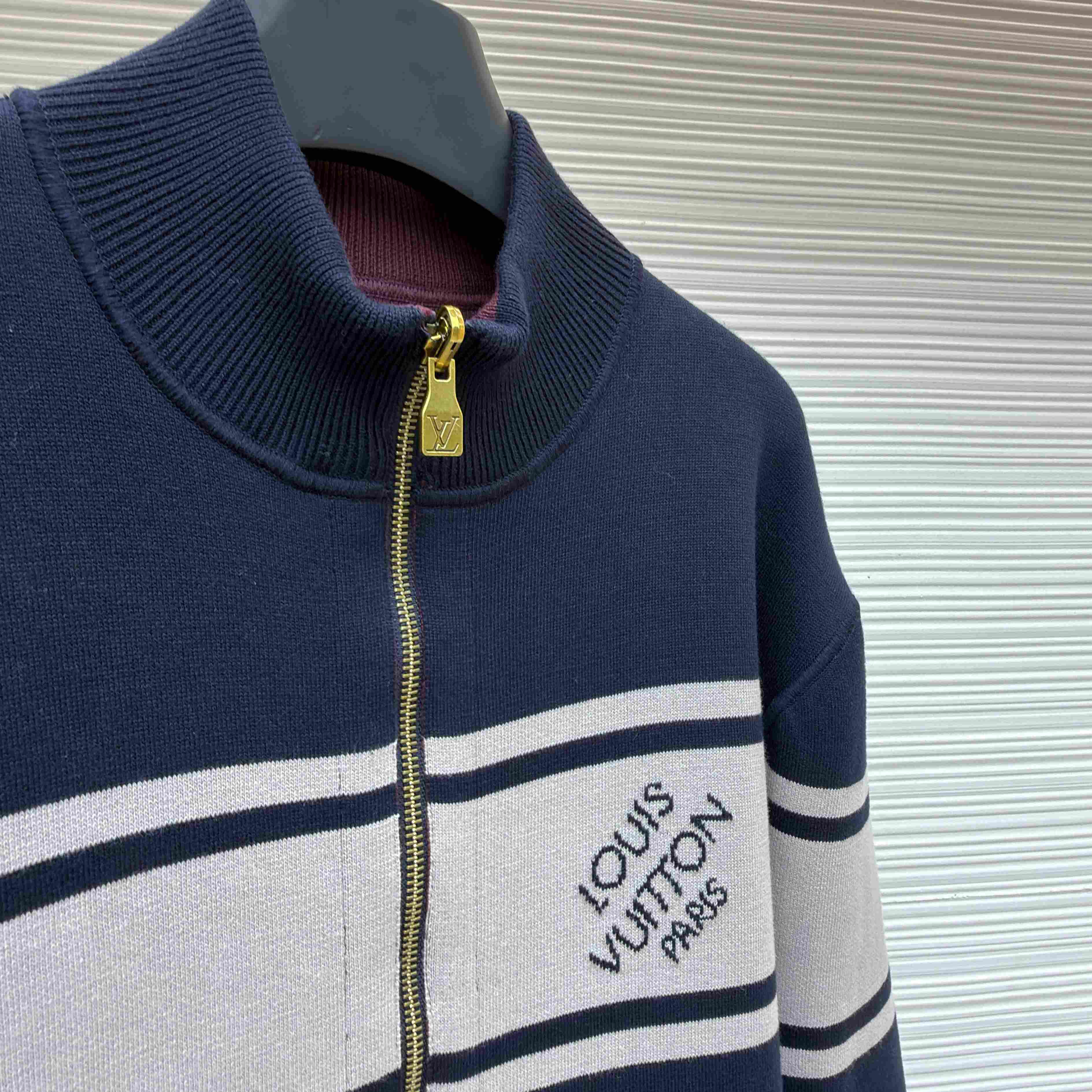 Louis Vuitton Double Face Reversible Jacquard Track Top 1AKLUS - DesignerGu