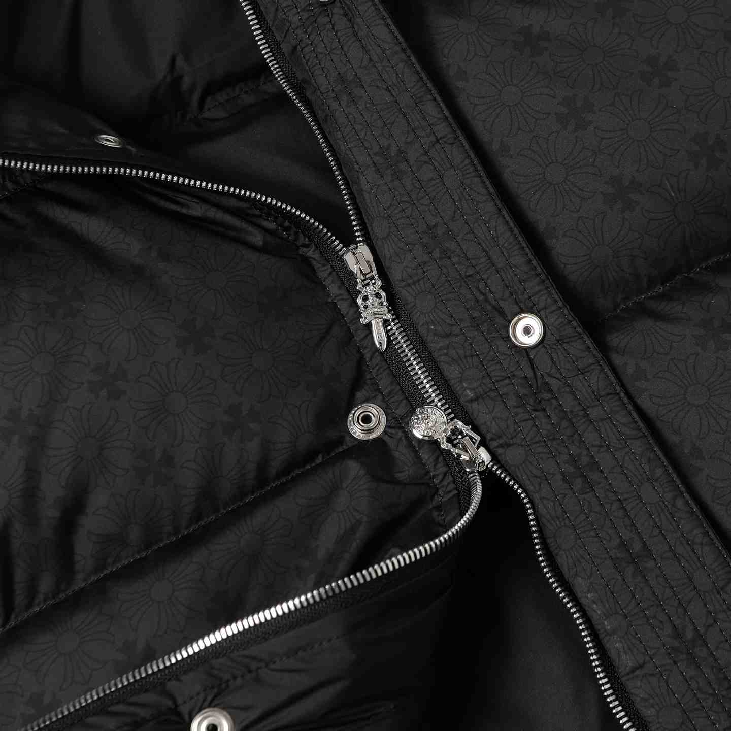 Chrome Hearts Monogram Stiff Puffer Jacket - DesignerGu