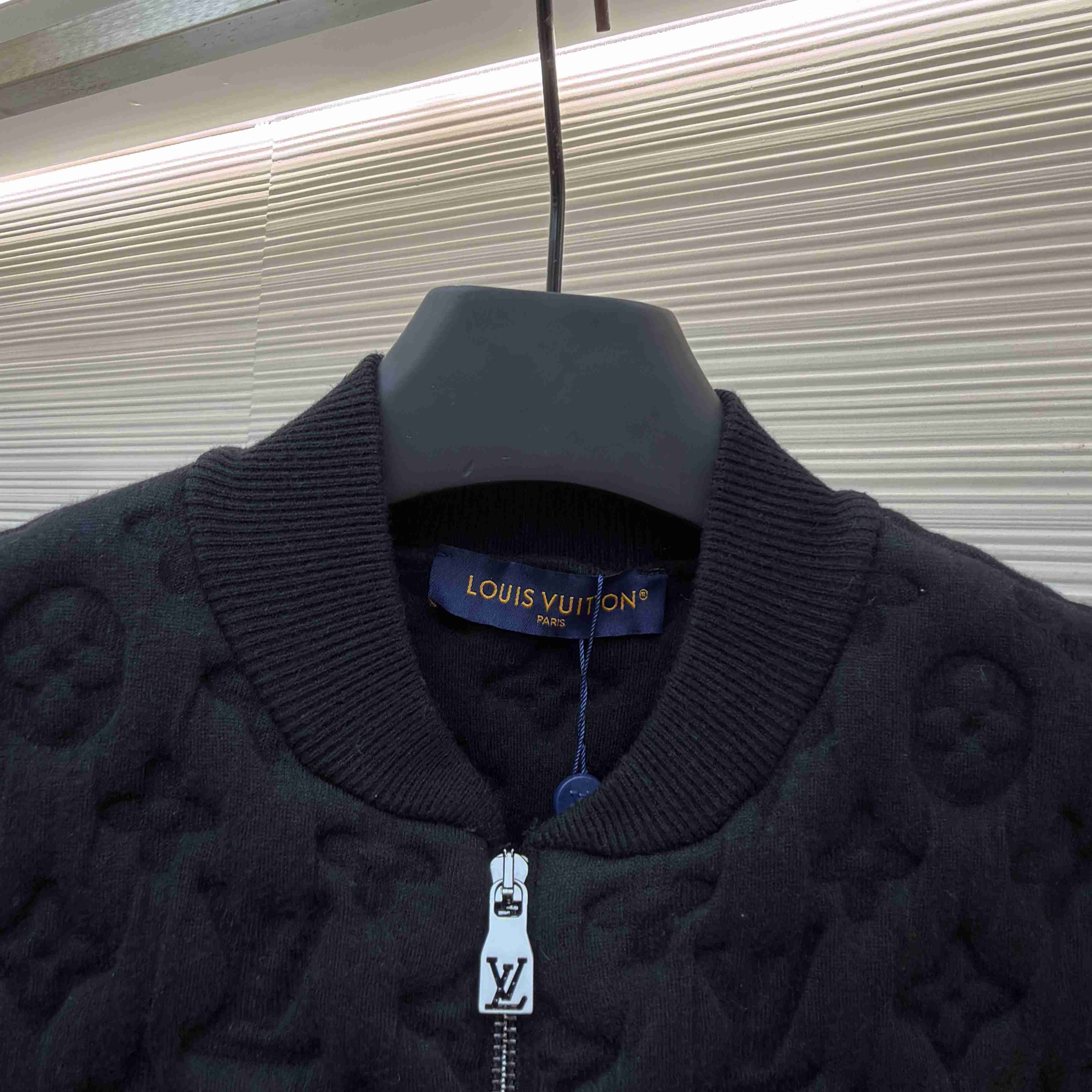 Louis Vuitton Monogram Padded Wool Blend Bomber 1AGJV7 - DesignerGu