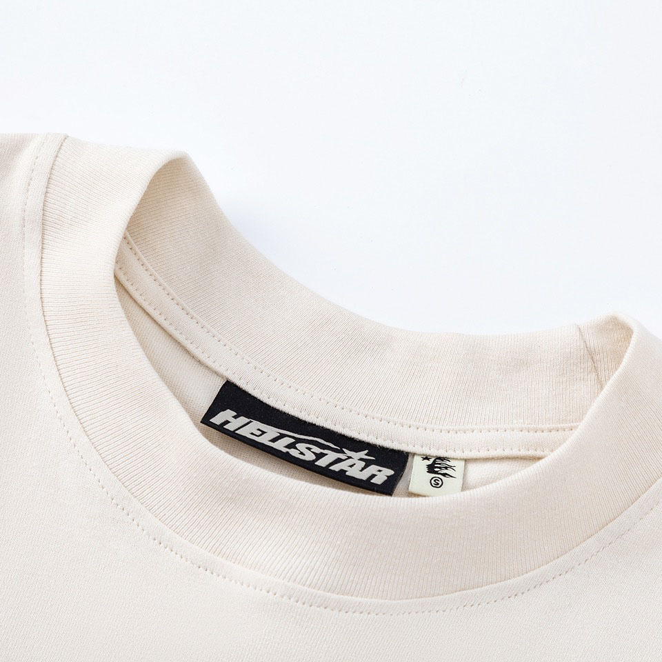 Hellstar Classic T-Shirt  'White/Orange' - DesignerGu