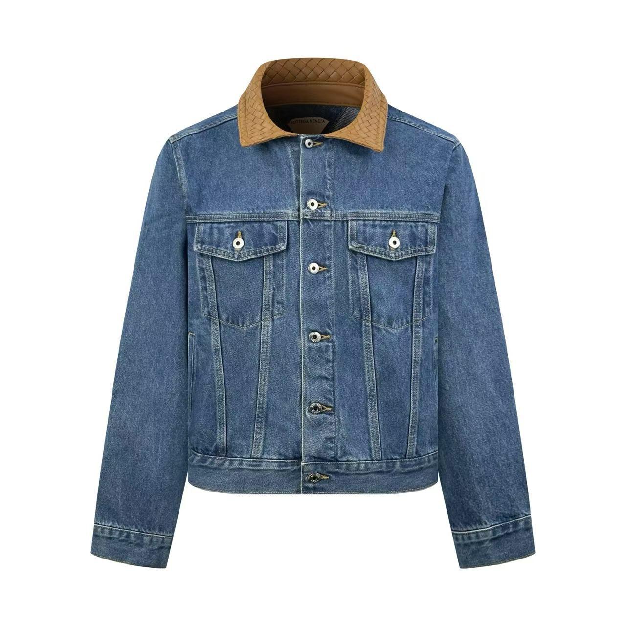 Bottega Veneta Medium Indigo Denim Jacket - DesignerGu