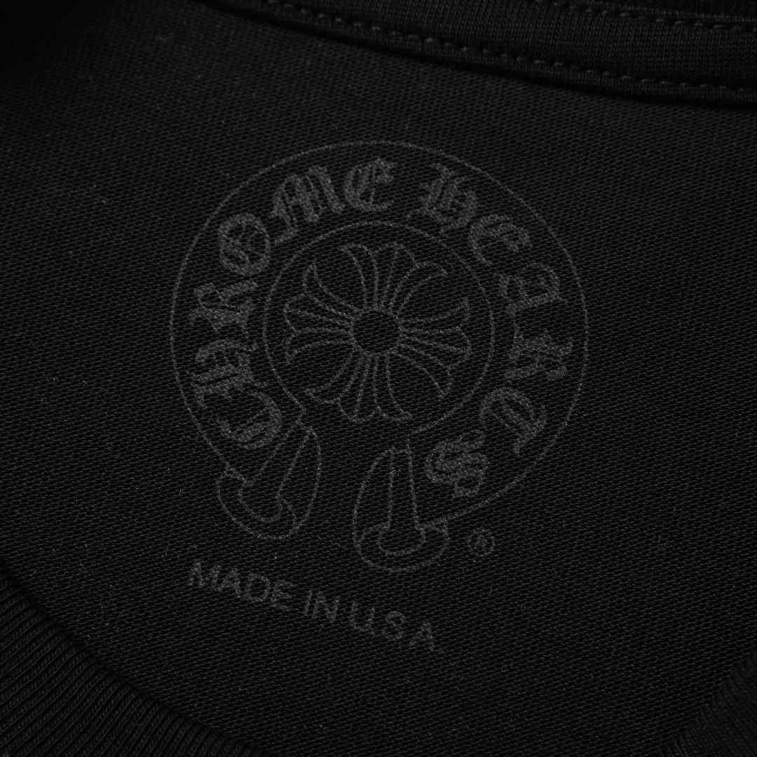 Chrome Hearts USA Script White Long Sleeve Tee - DesignerGu