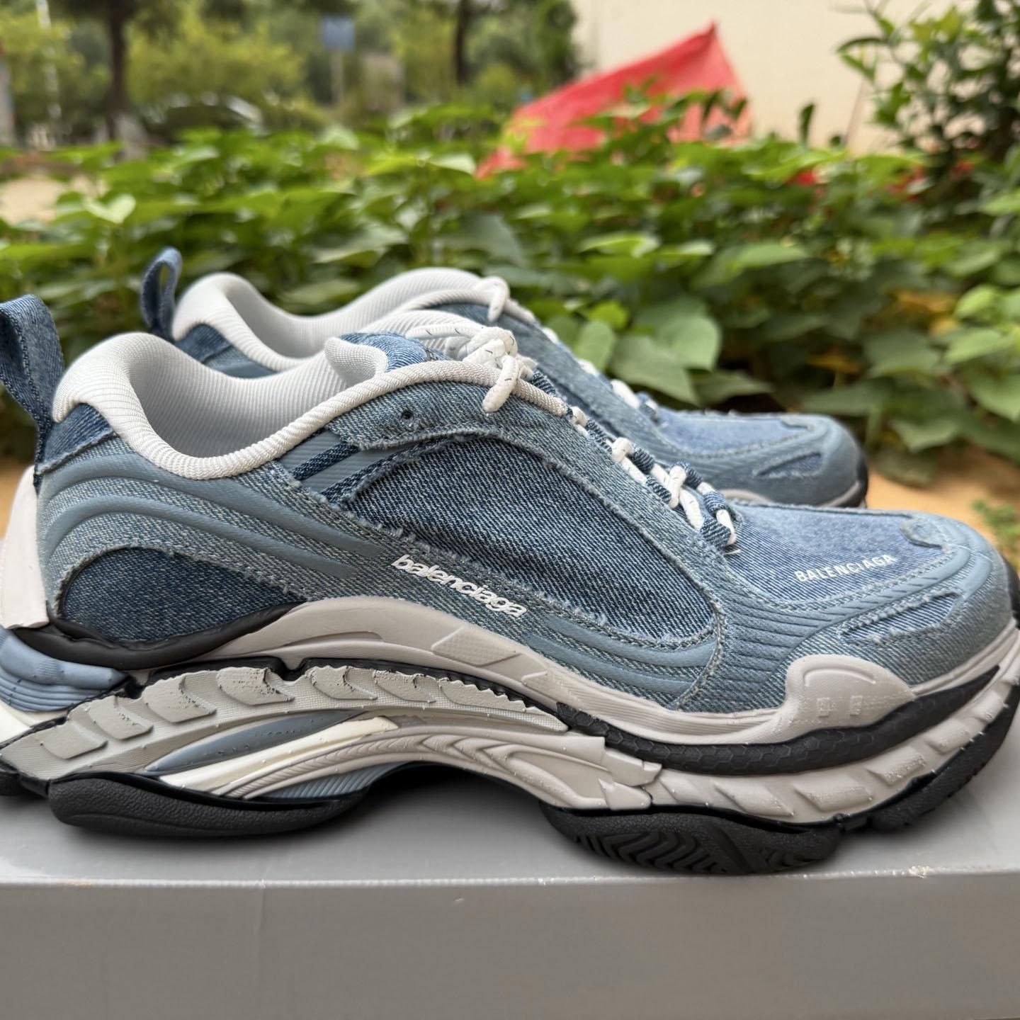 Balenciaga Triple S.2 .2 Denim Sneaker  - DesignerGu