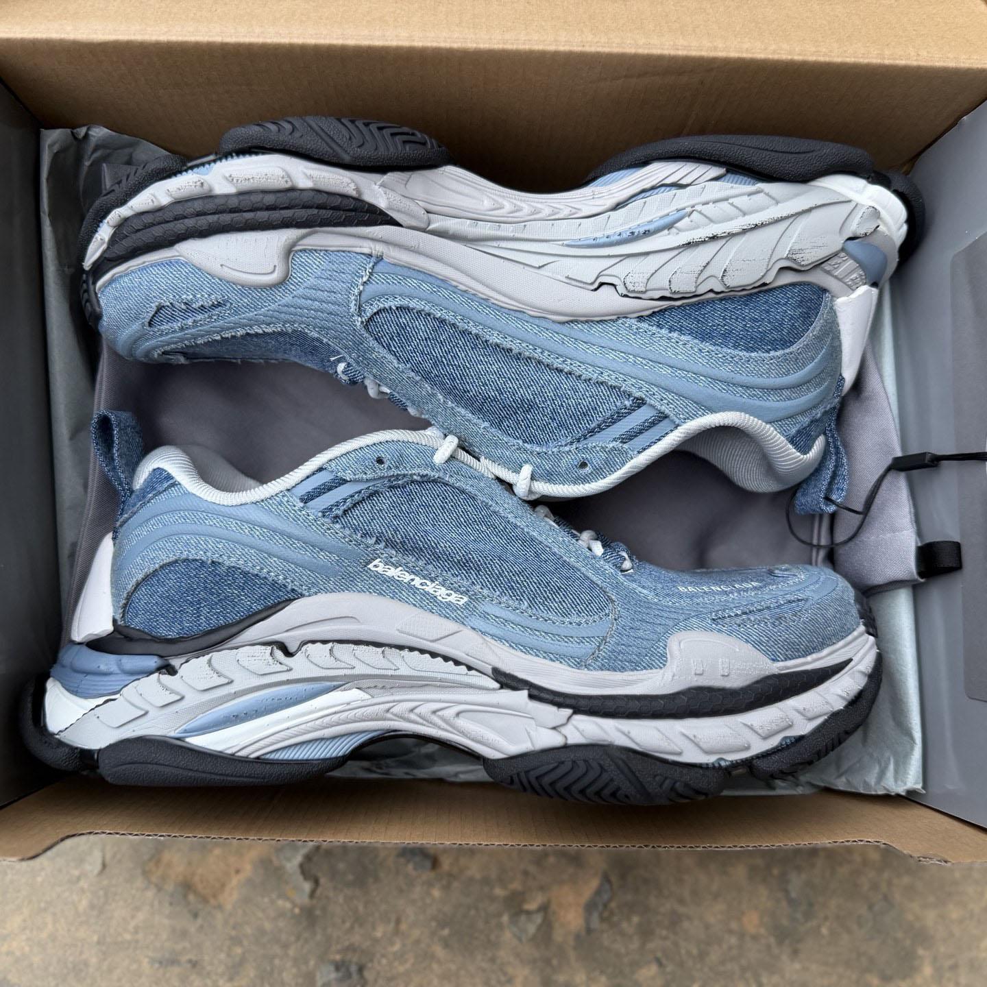 Balenciaga Triple S.2 .2 Denim Sneaker  - DesignerGu