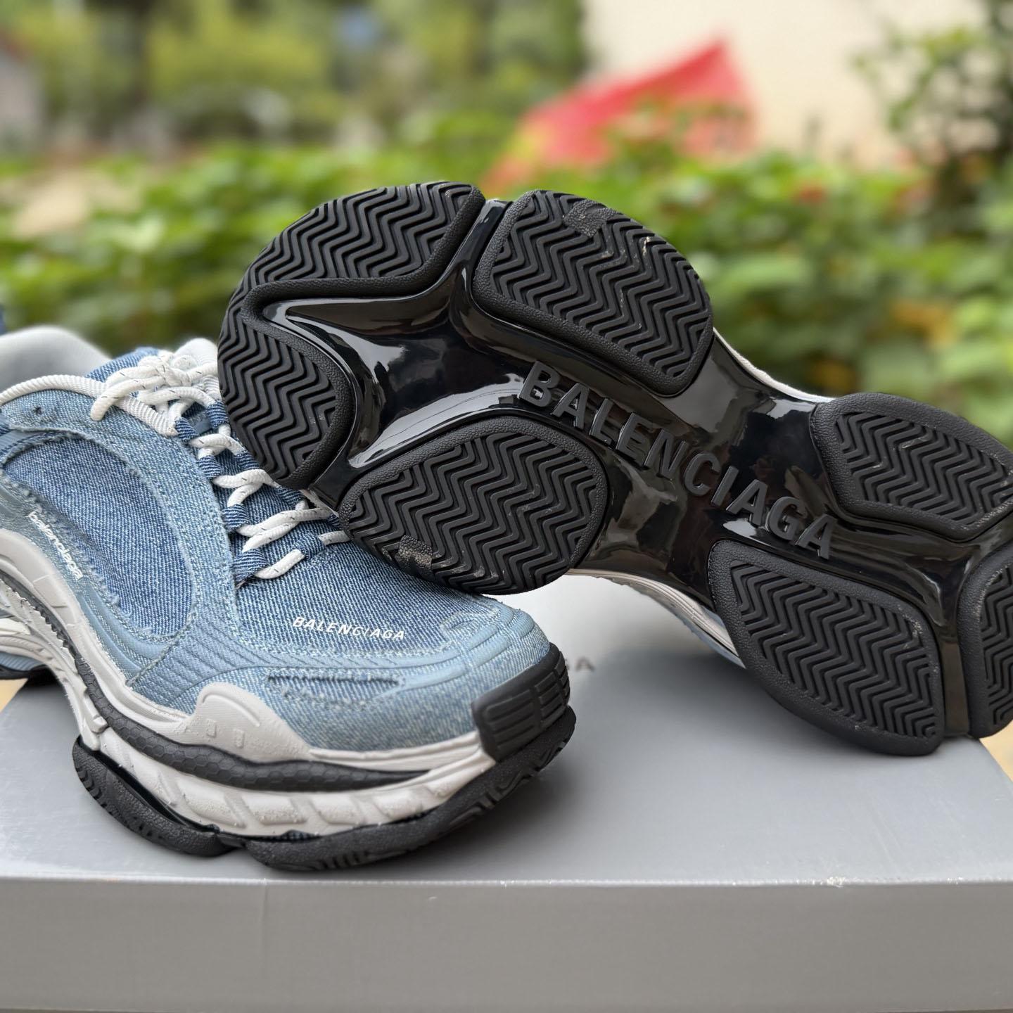 Balenciaga Triple S.2 .2 Denim Sneaker  - DesignerGu