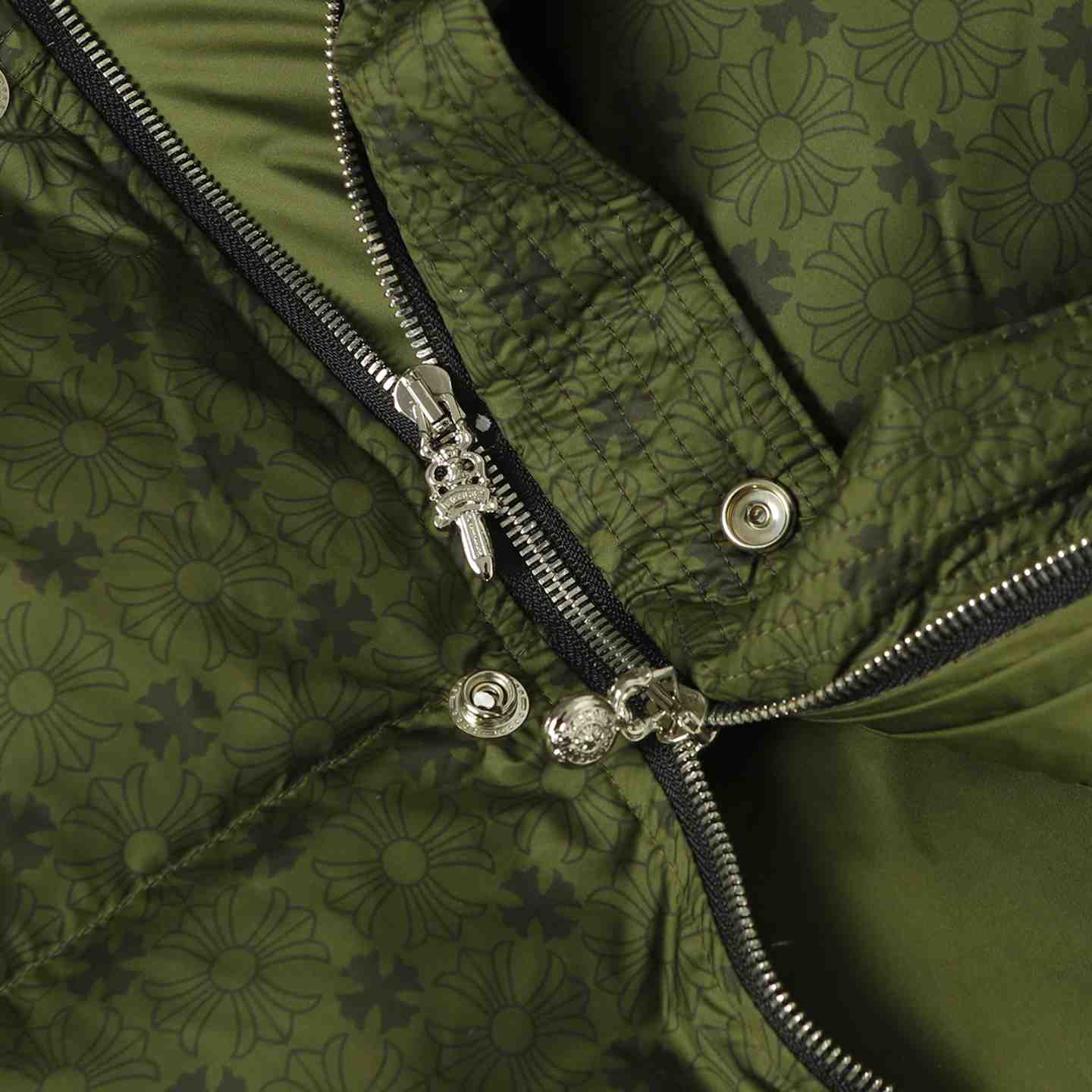 Chrome Hearts Monogram Stiff Puffer Jacket - DesignerGu