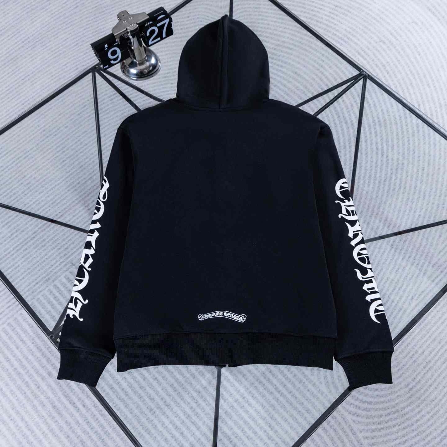 Chrome Hearts Eyechart Zip Up Hoodie - DesignerGu