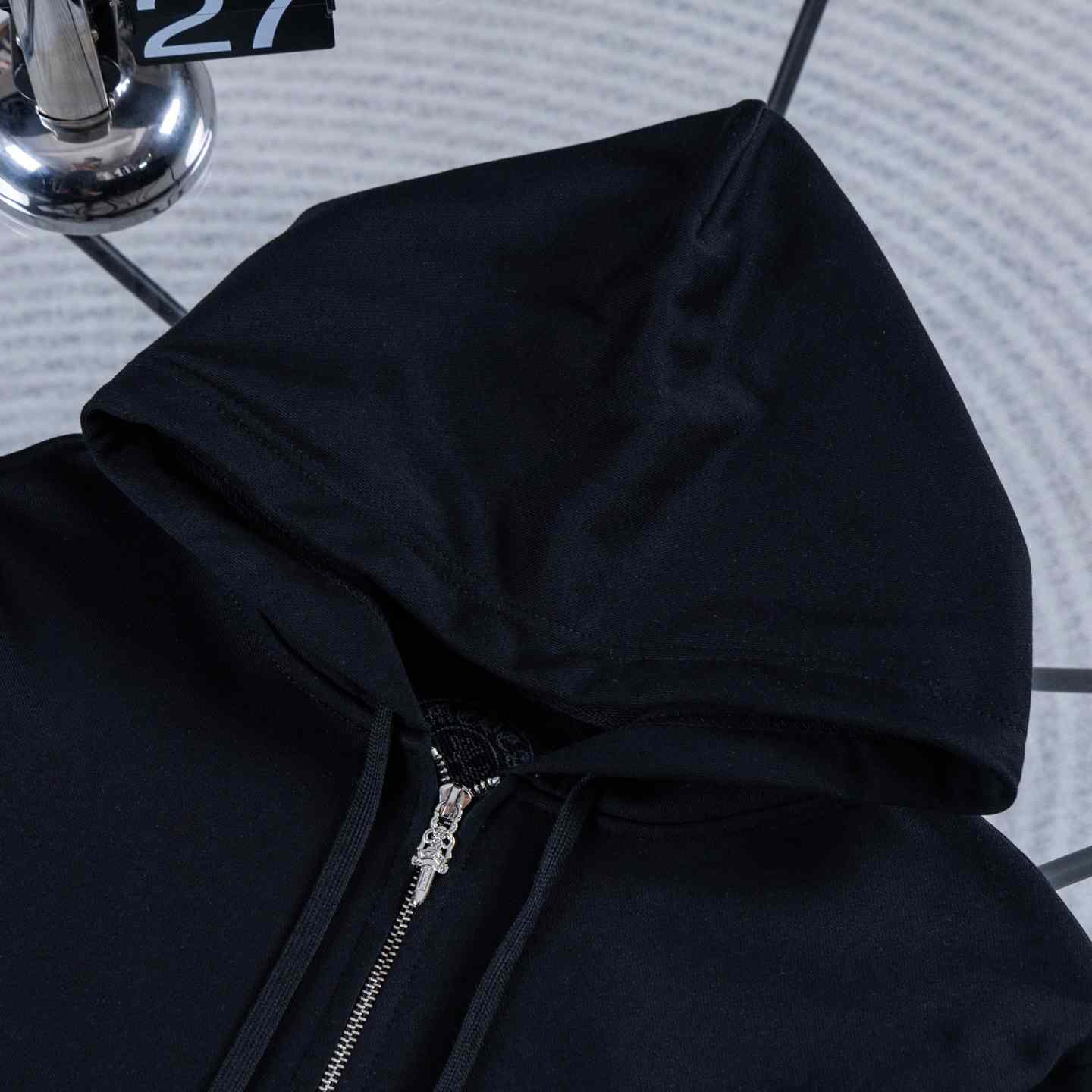 Chrome Hearts Eyechart Zip Up Hoodie - DesignerGu