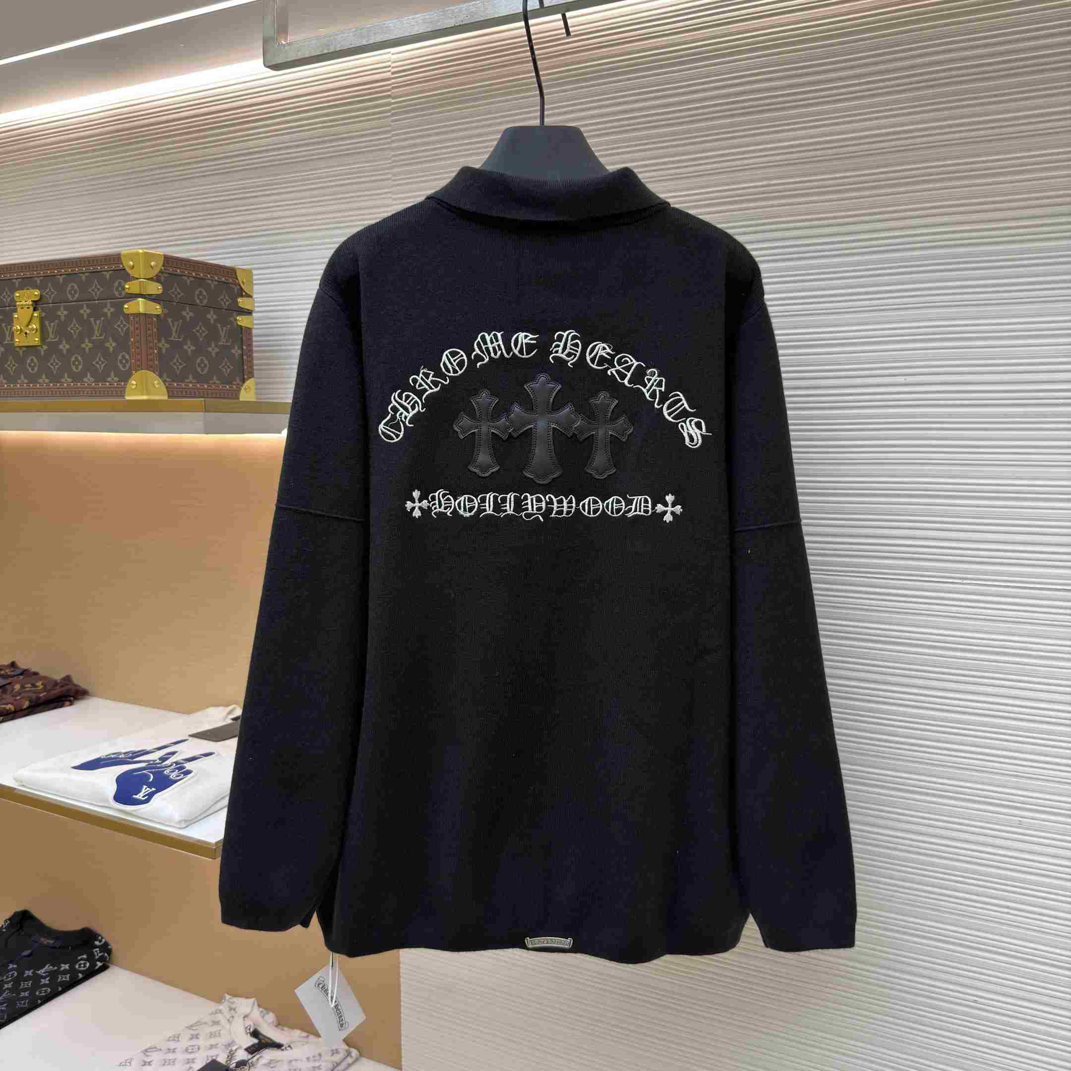 Chrome Hearts Cross Patch Sailin On Cardigan - DesignerGu