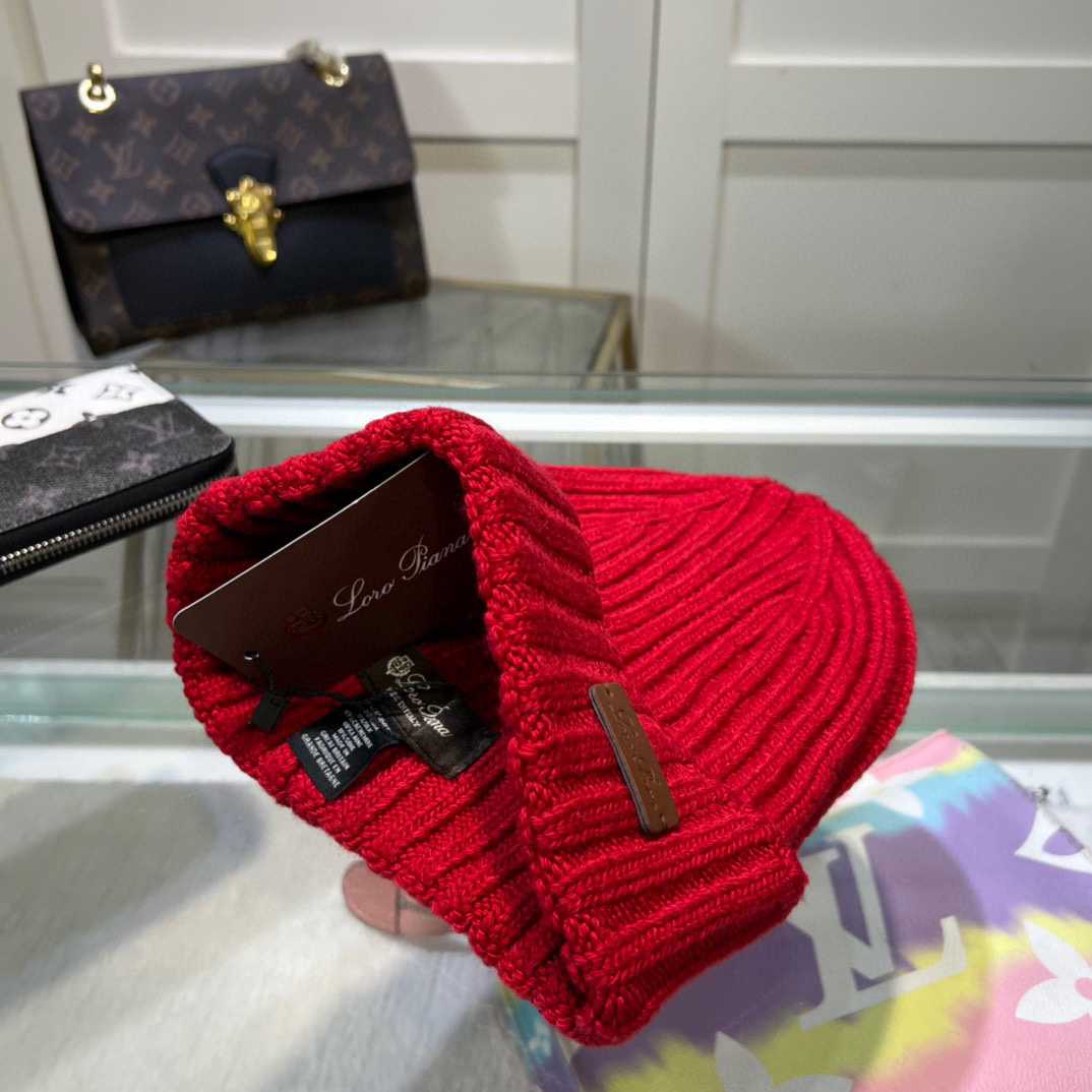 Loro Piana Niseko Leather-Trimmed Cotton Beanie - DesignerGu