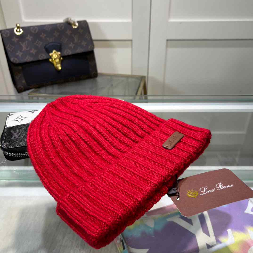 Loro Piana Niseko Leather-Trimmed Cotton Beanie - DesignerGu