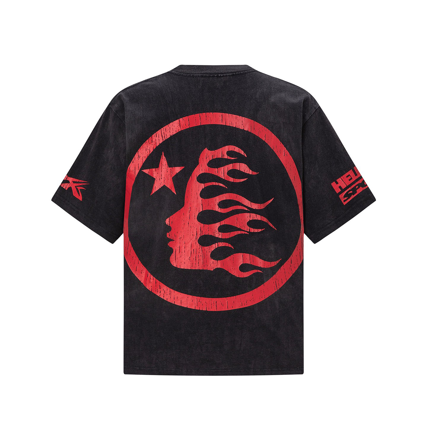 Hellstar Beat Us! T-Shirt 'Black/Red' - DesignerGu