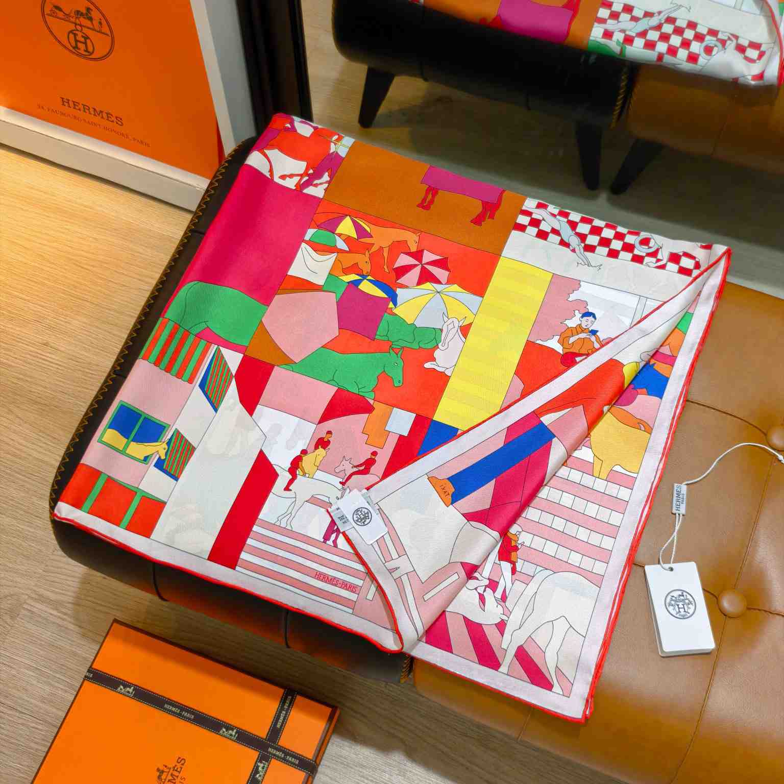 Hermes Mon Cheval Et Moi Scarf 90 - DesignerGu