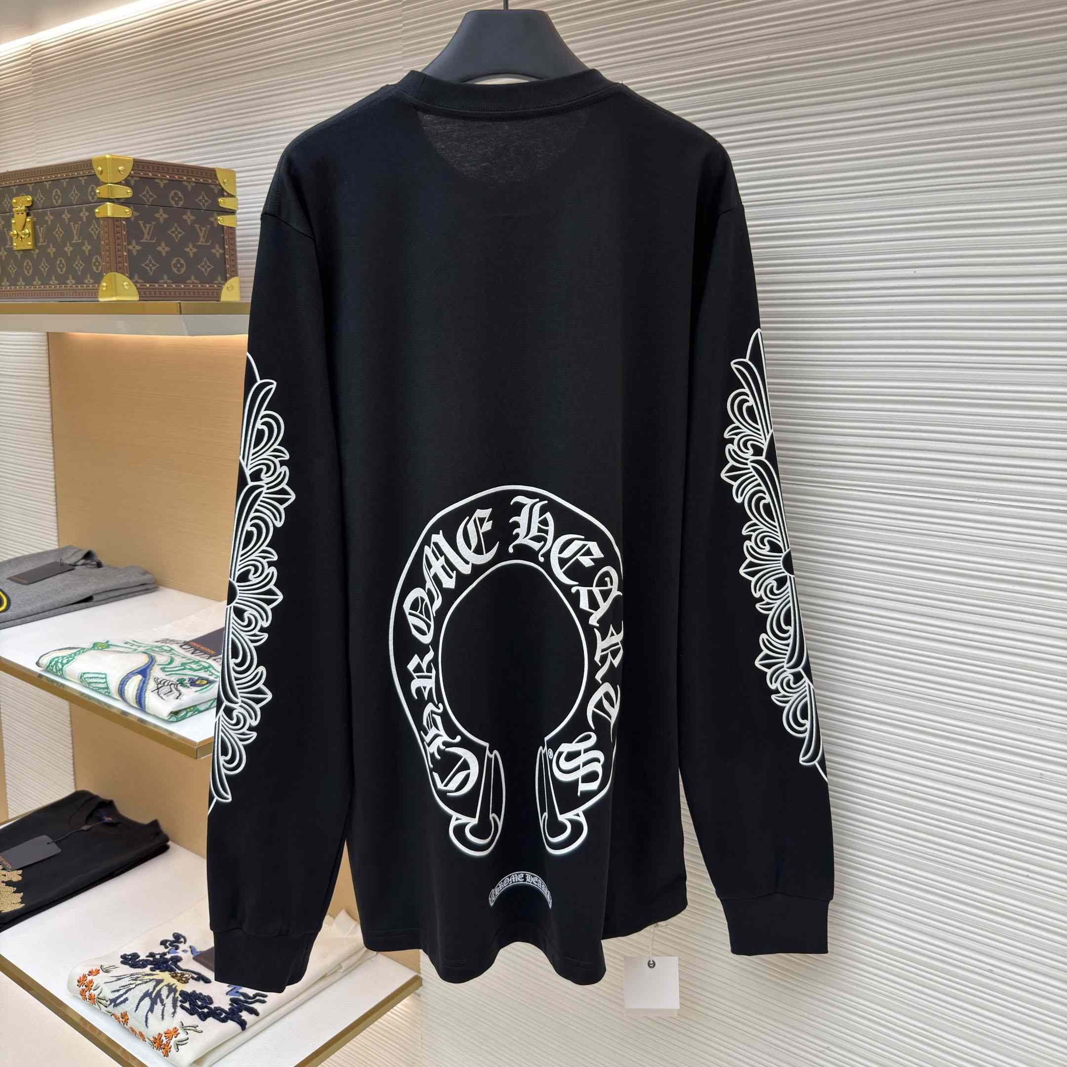 Chrome Hearts  Horseshoe Long Sleeve Tee - DesignerGu