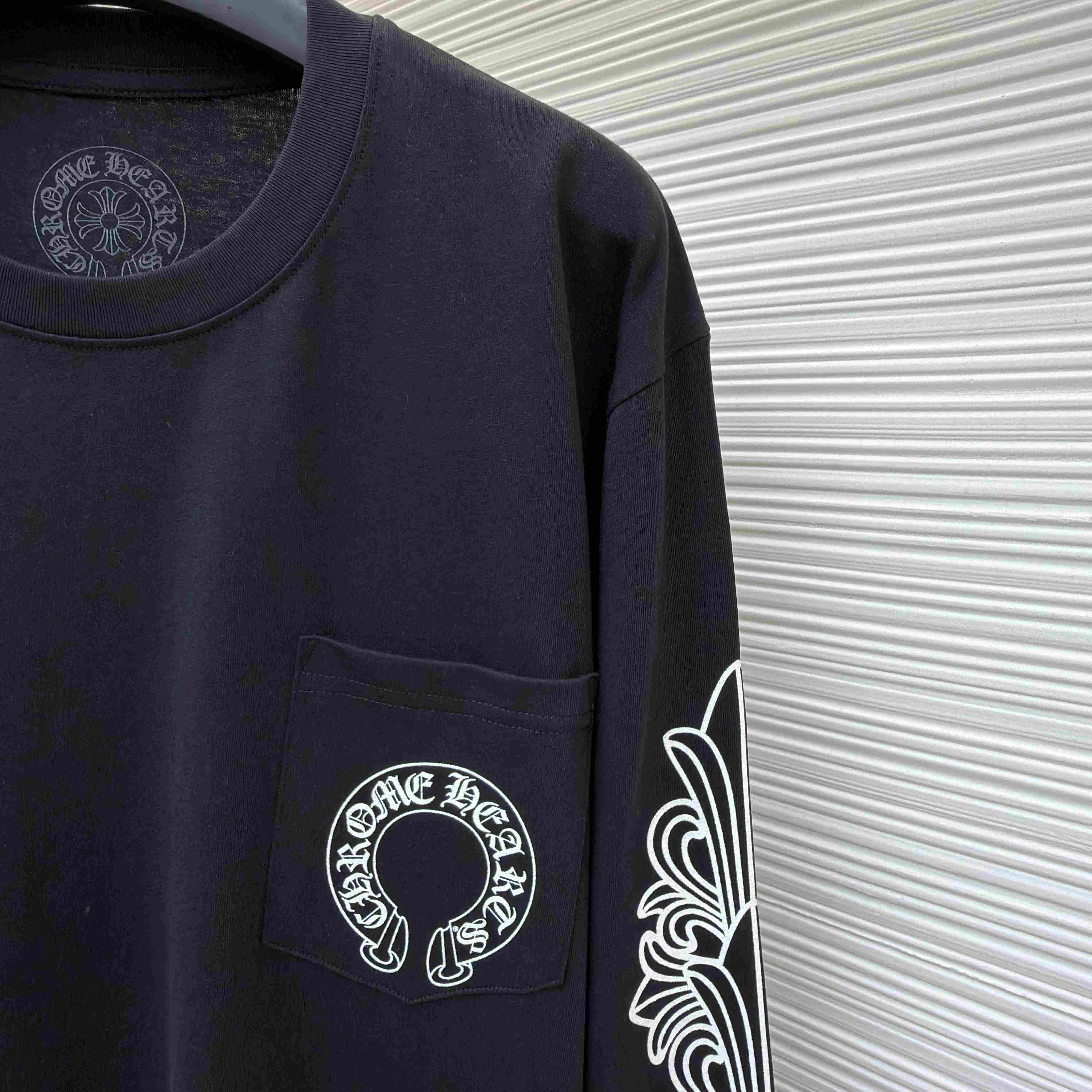 Chrome Hearts  Horseshoe Long Sleeve Tee - DesignerGu