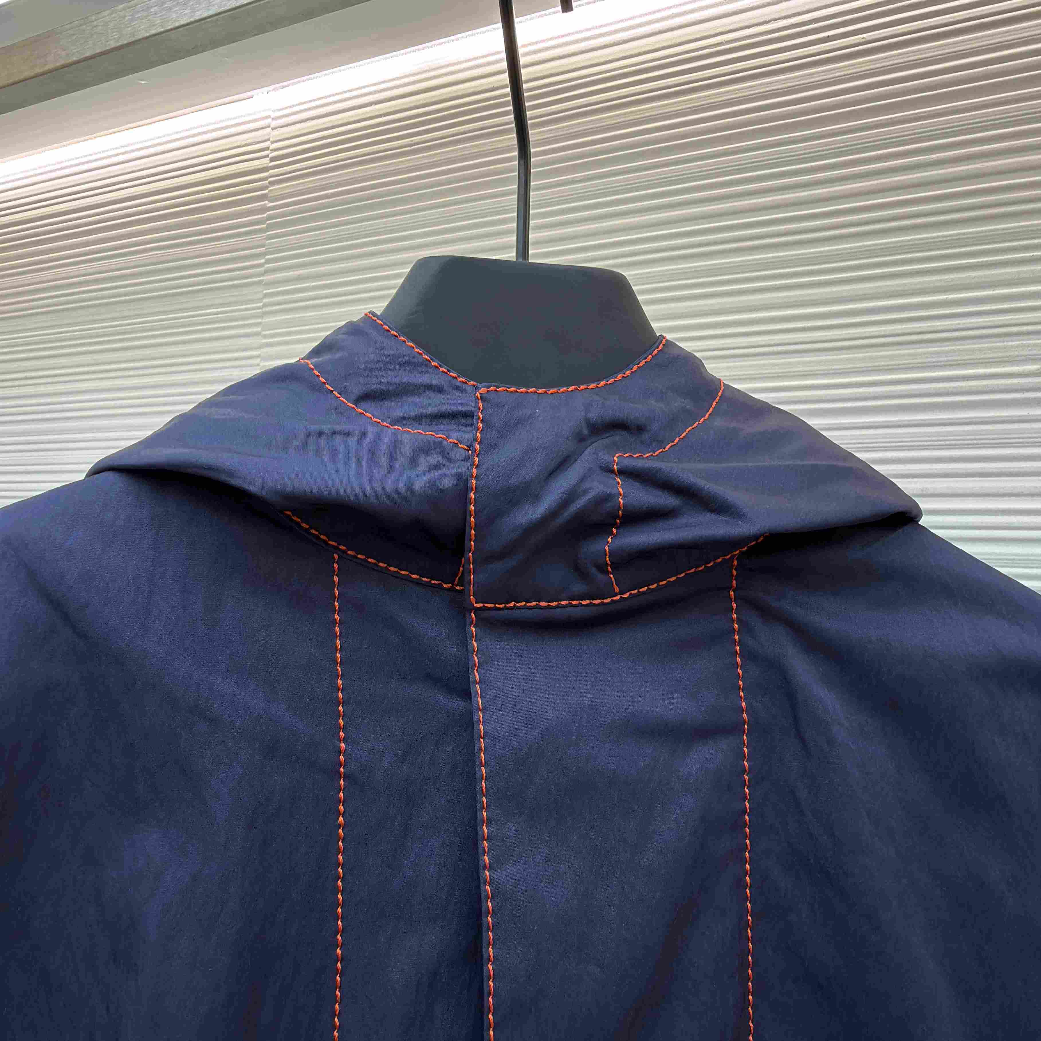 Bottega Veneta Navy Tech Jacket - DesignerGu