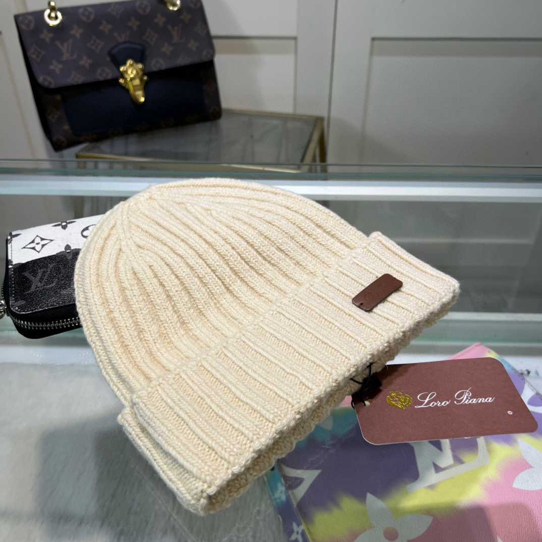 Loro Piana Niseko Leather-Trimmed Cotton Beanie - DesignerGu