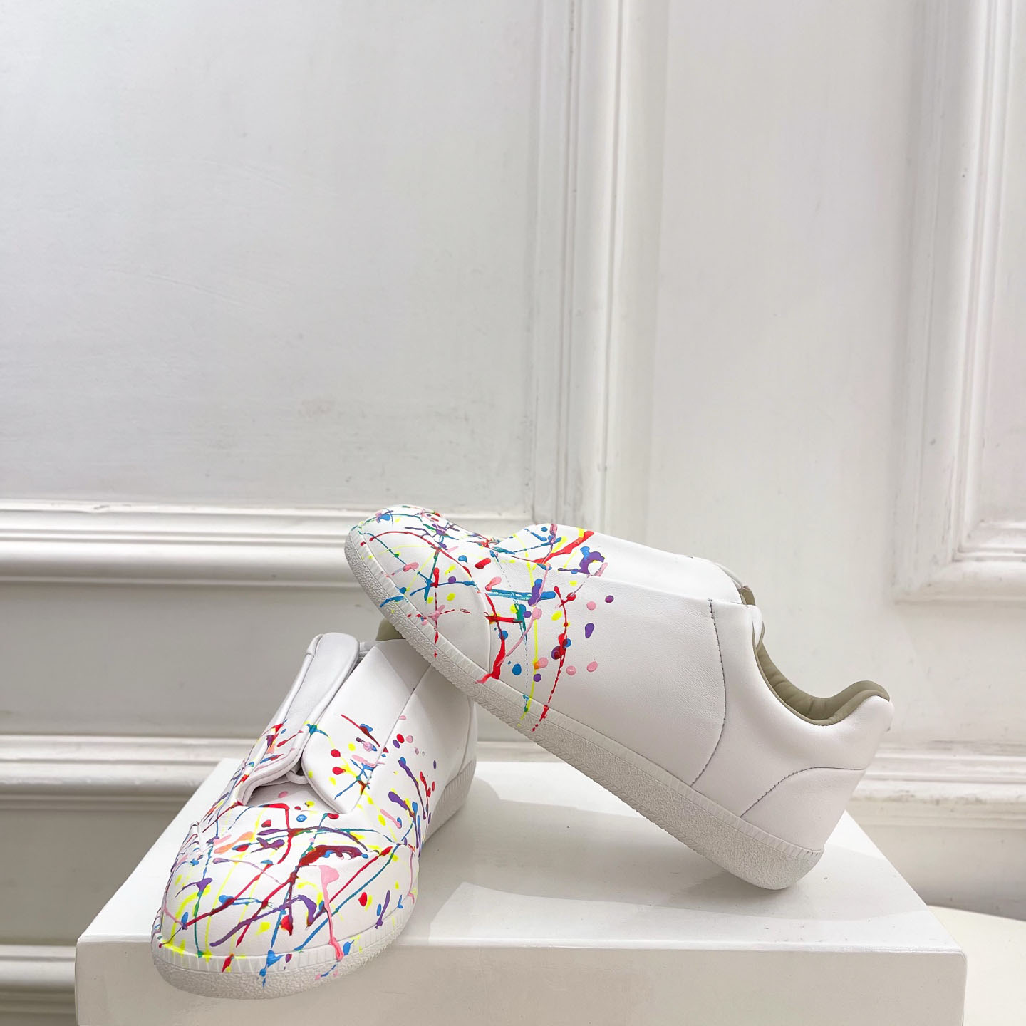 Maison Margiela White Future Low-Top Sneakers - DesignerGu
