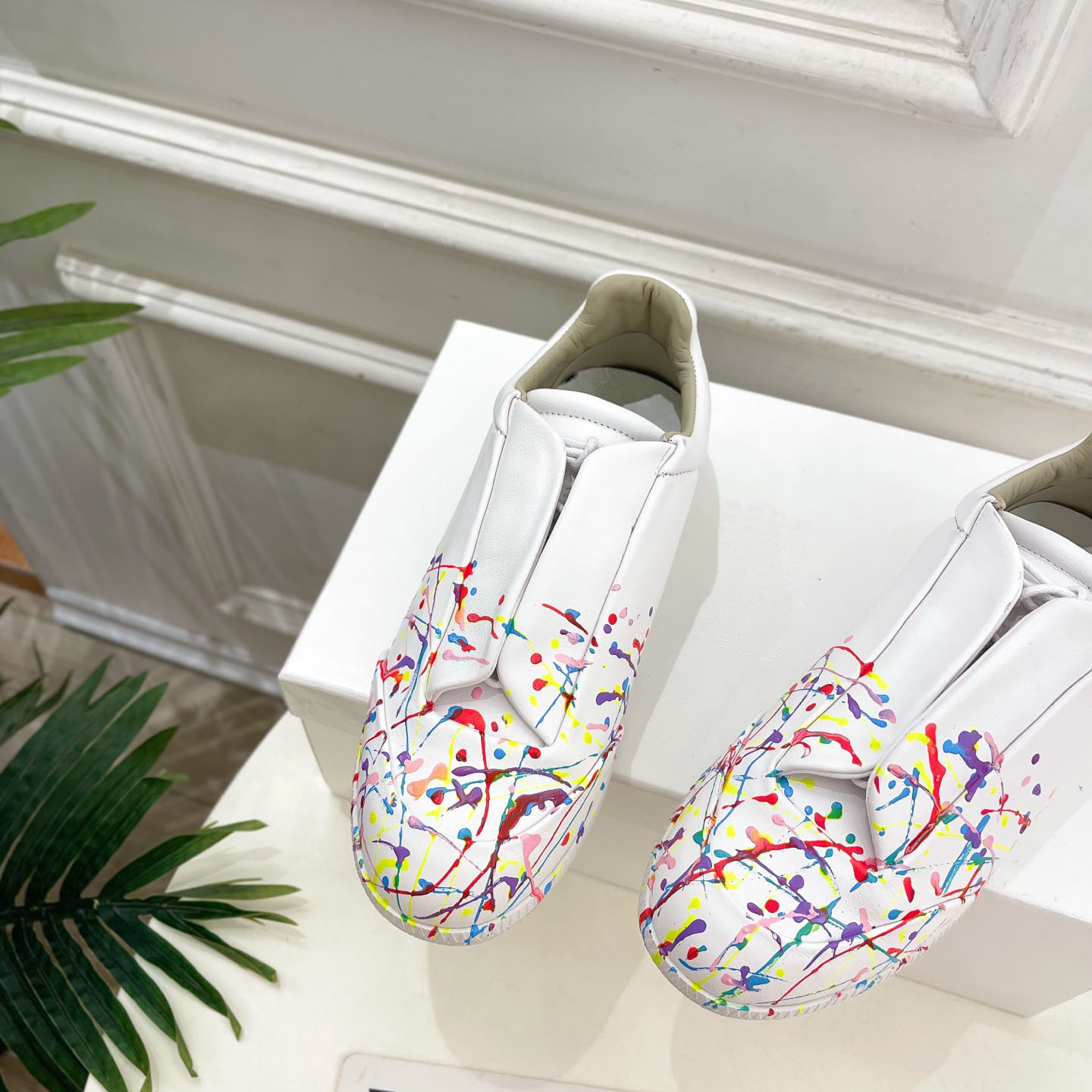 Maison Margiela White Future Low-Top Sneakers - DesignerGu