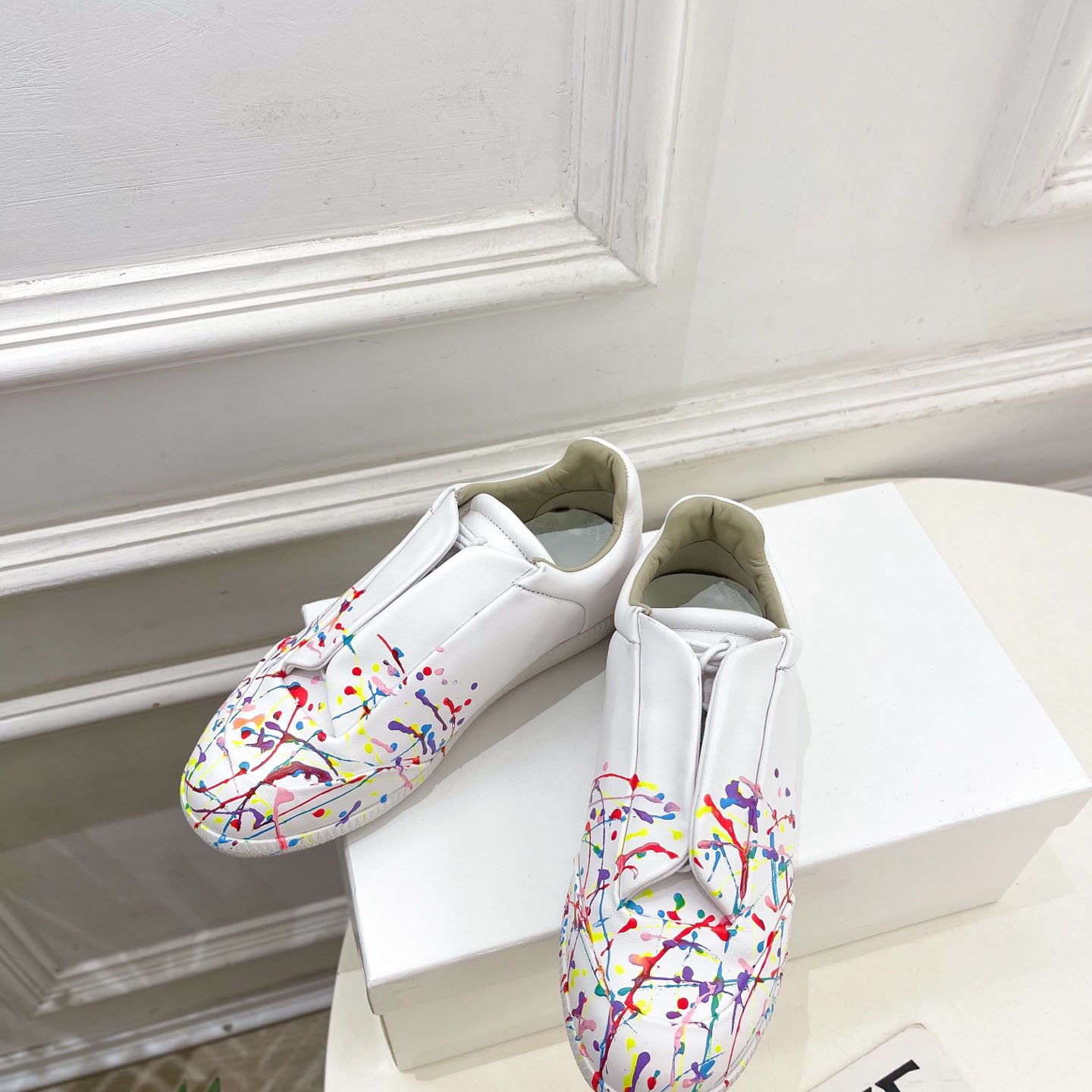 Maison Margiela White Future Low-Top Sneakers - DesignerGu