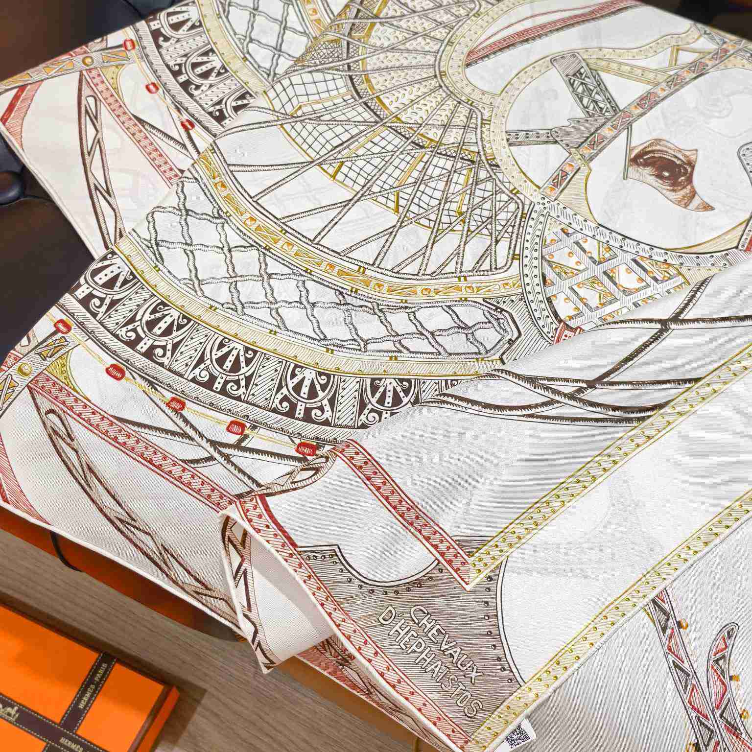 Hermes Chevaux d'Hephaistos Scarf 90 - DesignerGu