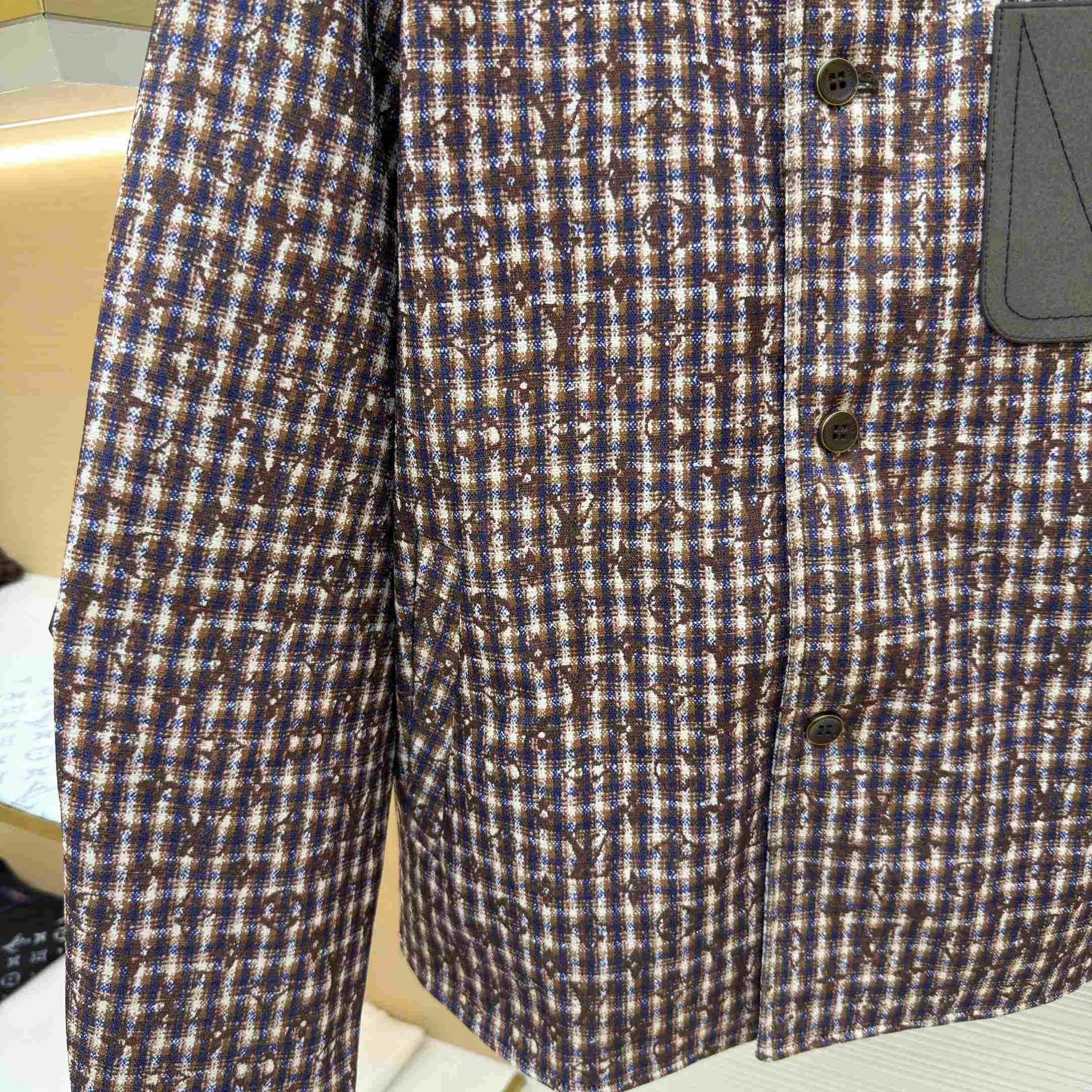Louis Vuitton Monogram Chic Collarless Tweed Jacket 1AJBN6 - DesignerGu