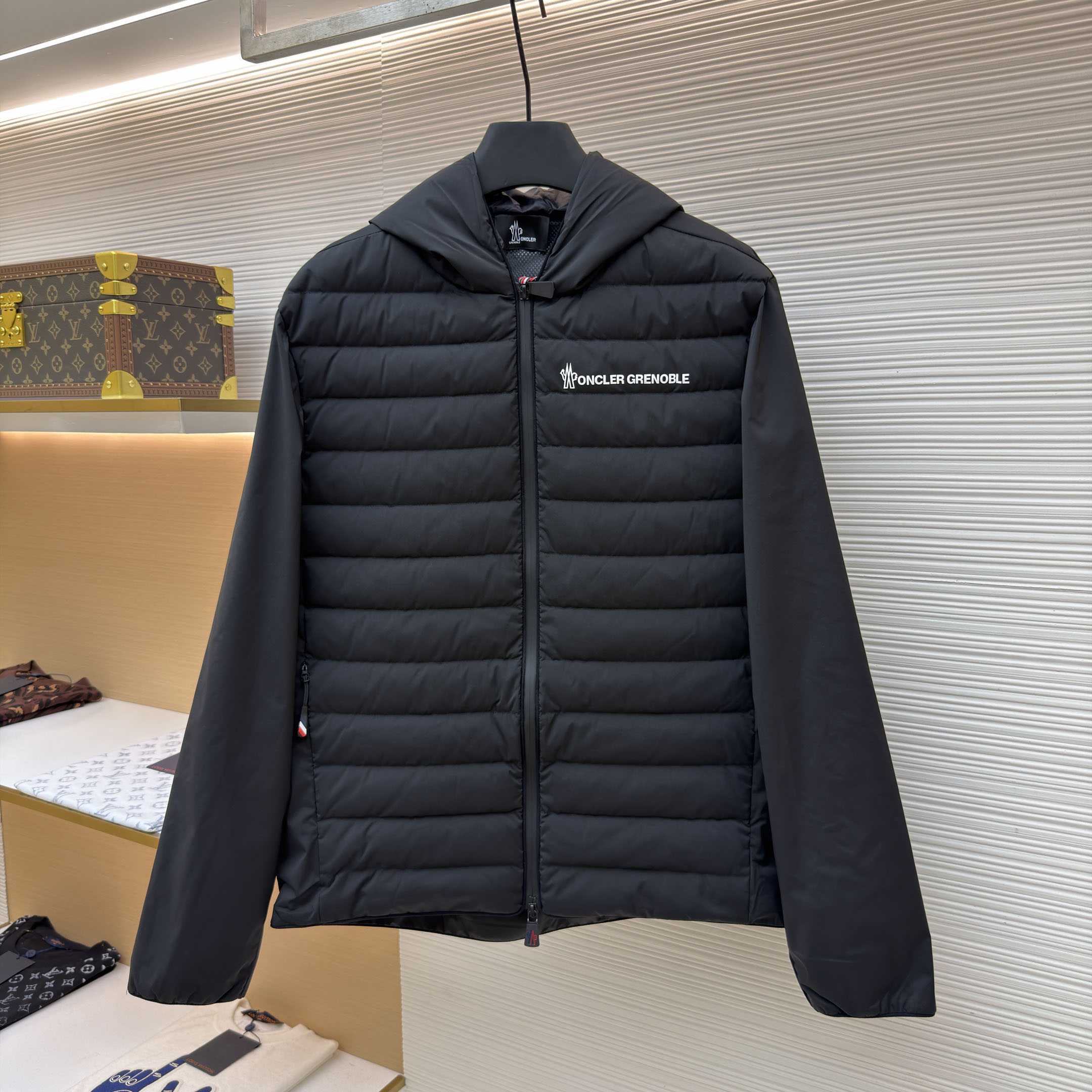 Moncler Padded Zip-Up Sweatshirt - DesignerGu