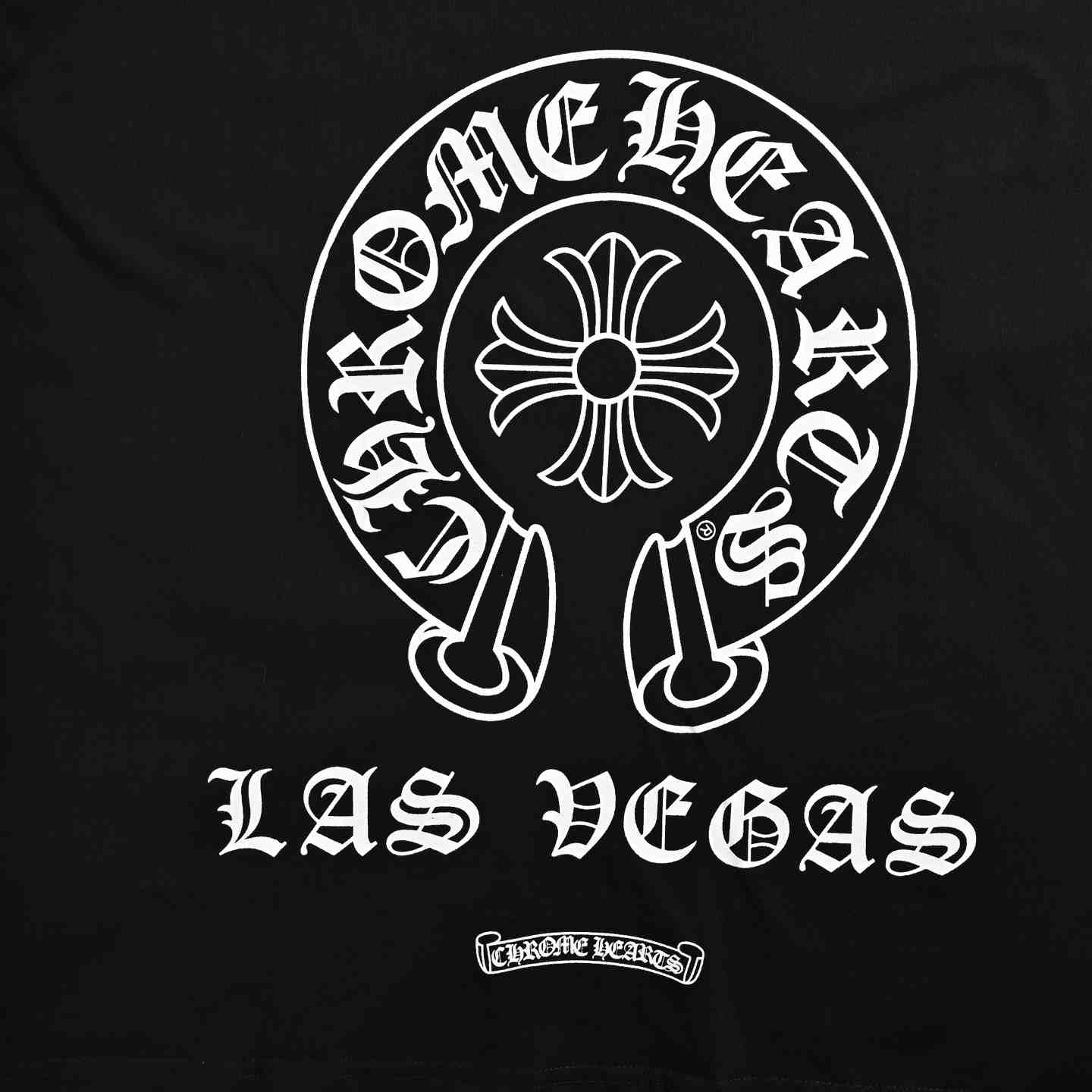 Chrome Hearts Las Vegas Exclusive Horseshoe Black Long Sleeve Tee  - DesignerGu