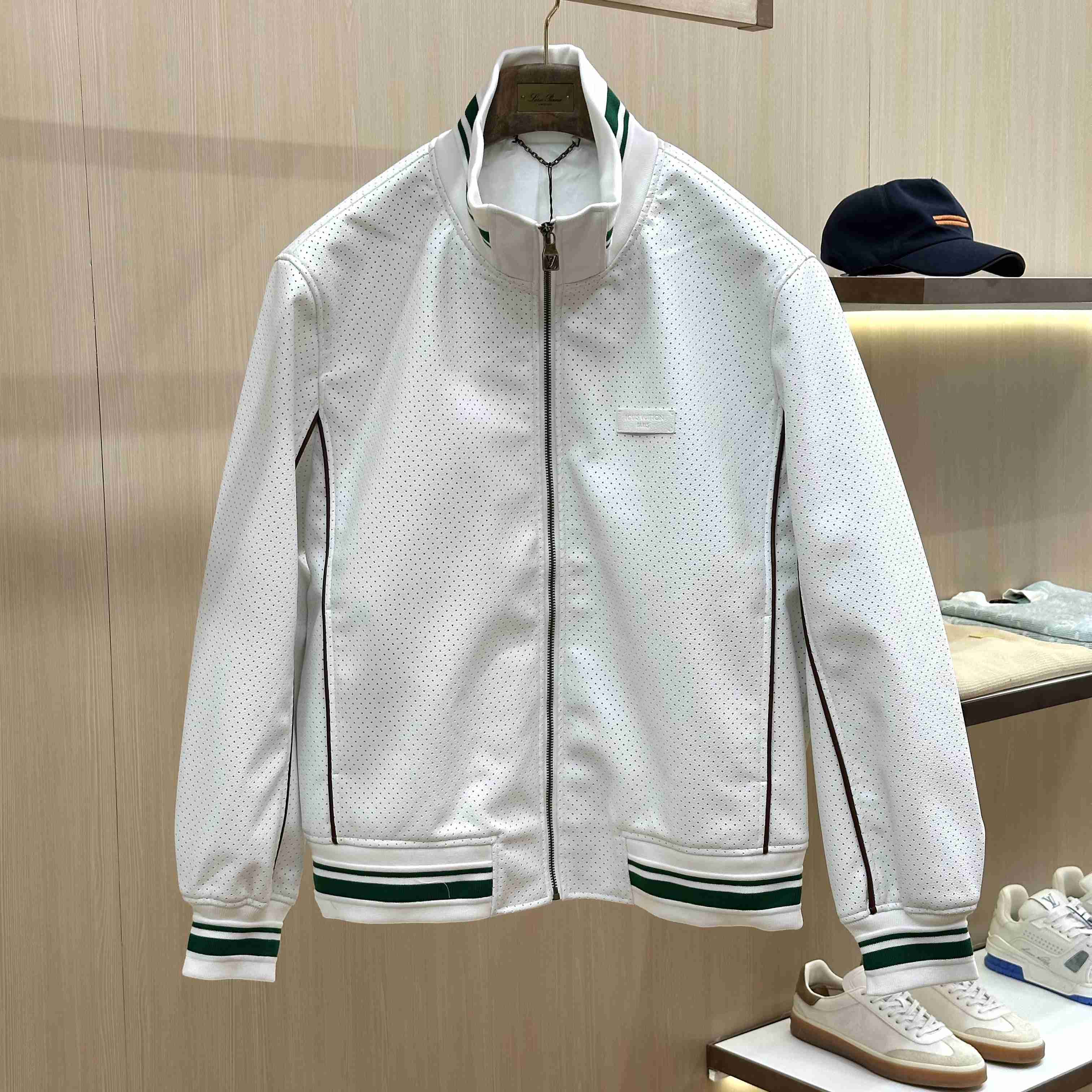 Louis Vuitton Perforated Leather Tracktop 1AK6V6 - DesignerGu
