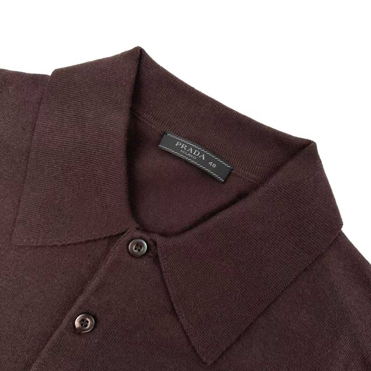 Prada Wool Polo Sweater - DesignerGu