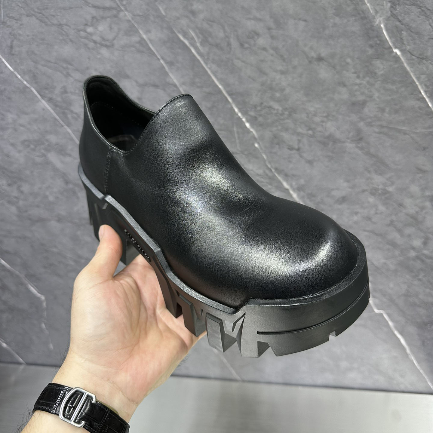 Balenciaga Bulldozer Miniboot 'Black' - DesignerGu