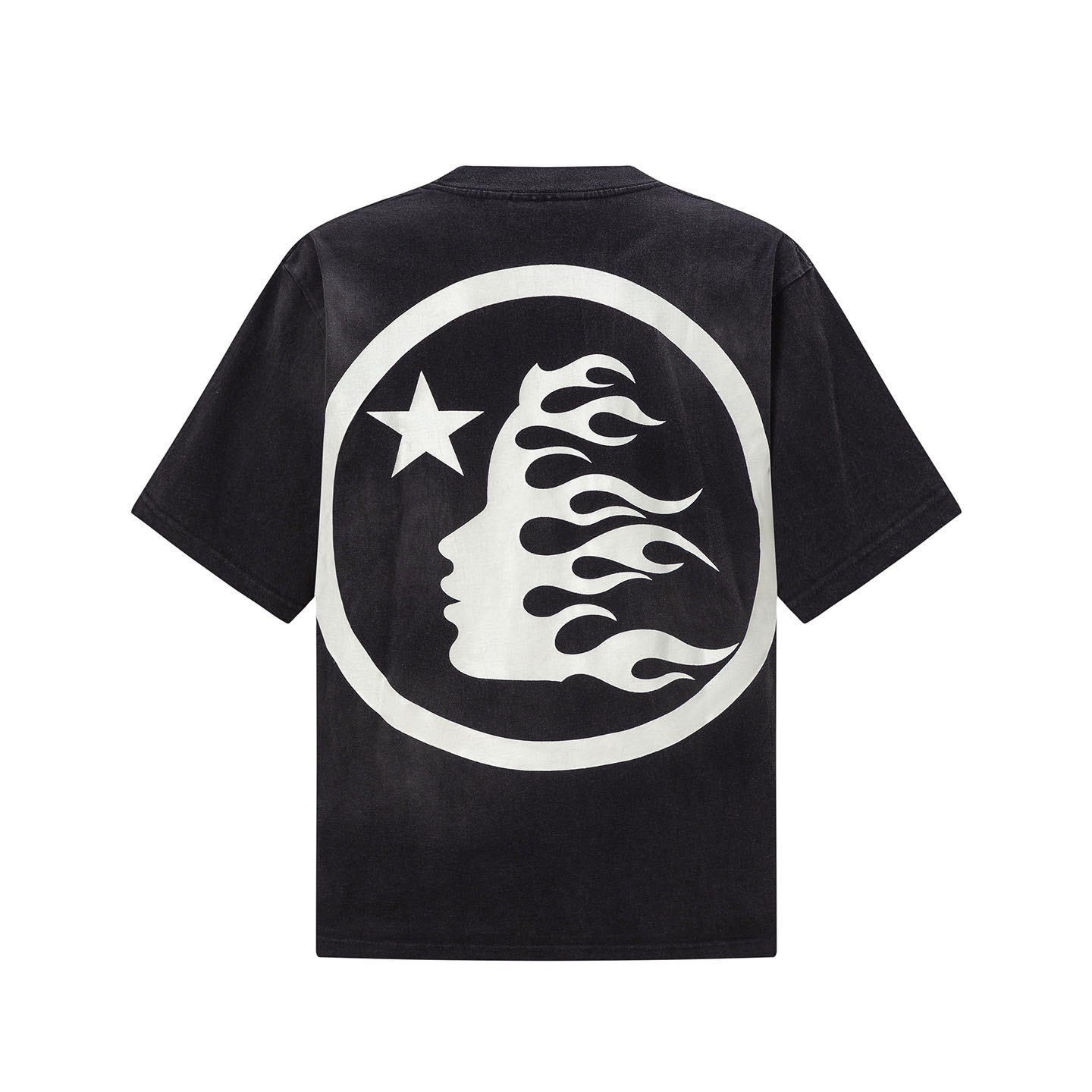 Hellstar Gel Sport Logo T-Shirt 'Black/Blue' - DesignerGu