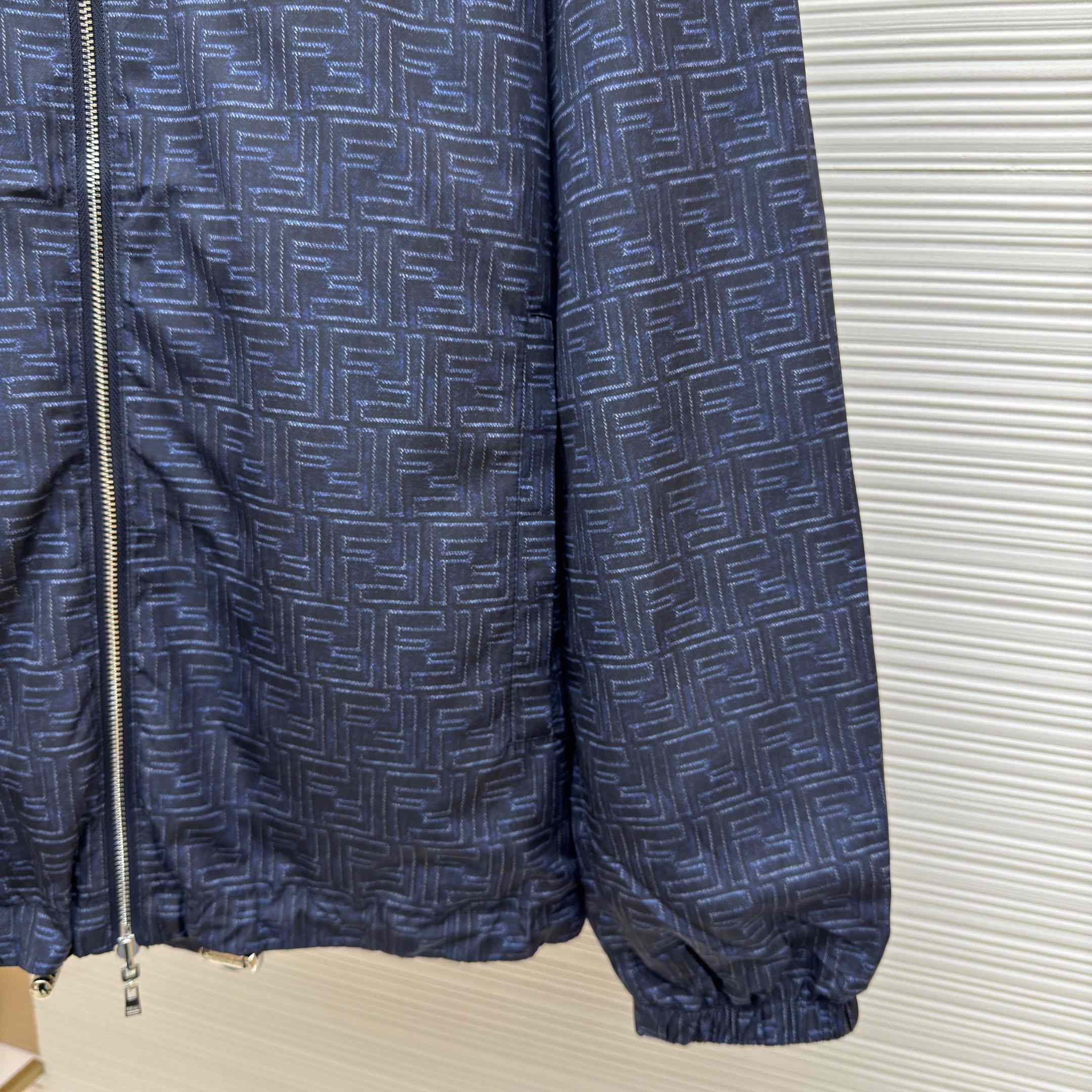 Fendi Blue FF Nylon Jacket - DesignerGu